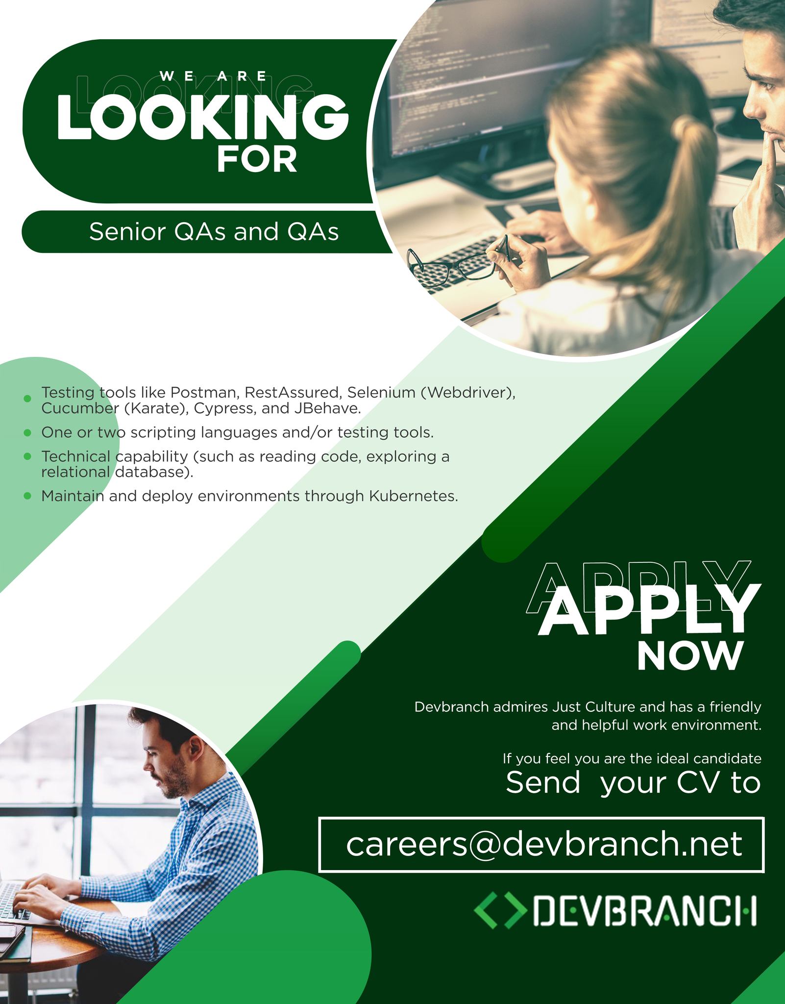 Senior Quality Assurance - DevBranch (Pvt) Limited