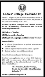 Teacher - Ladies' College