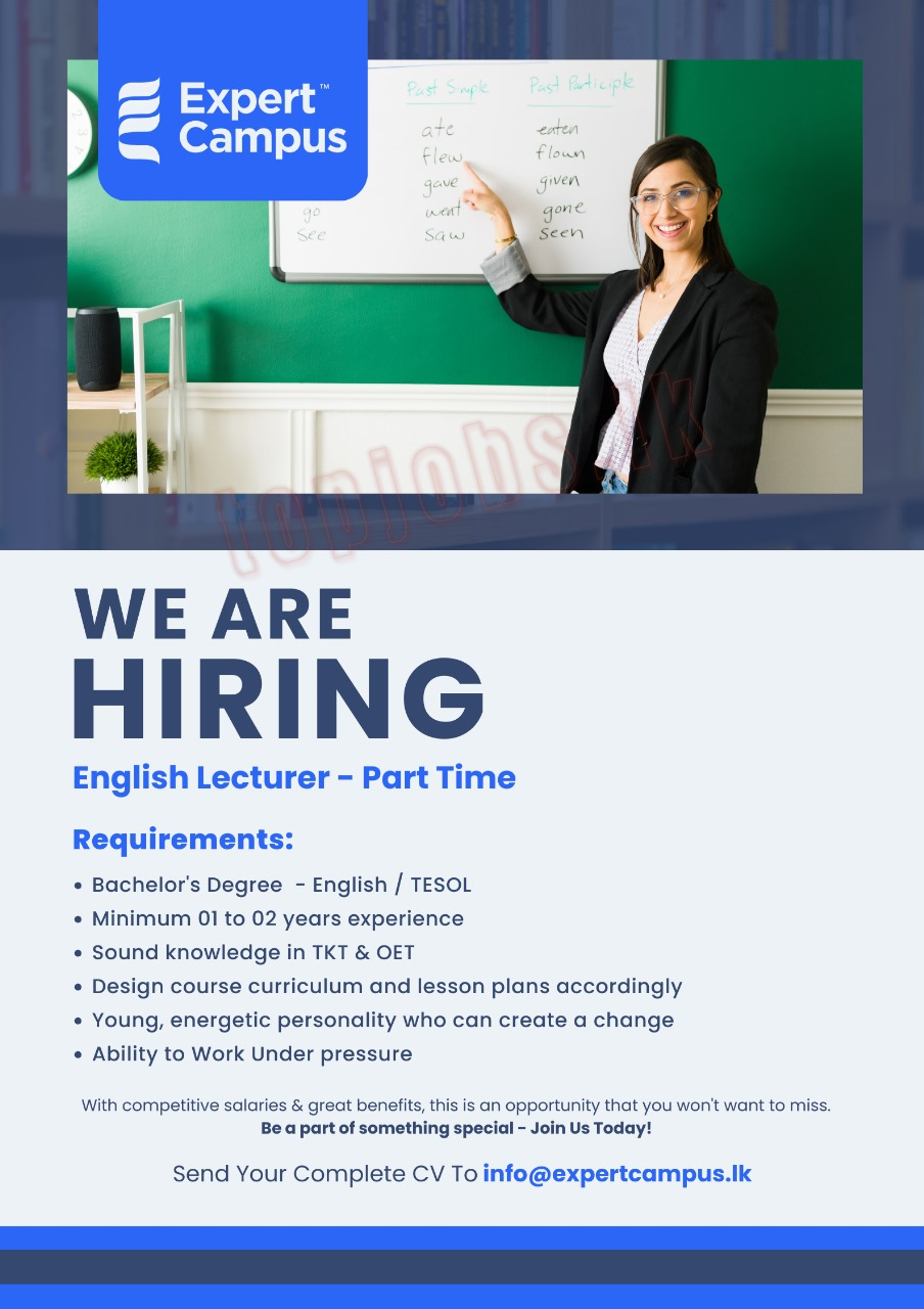 English Lecturer - Expert Campus