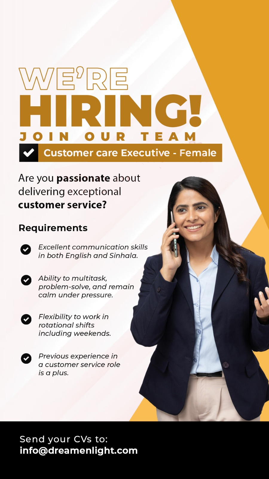 Customer Care Executive