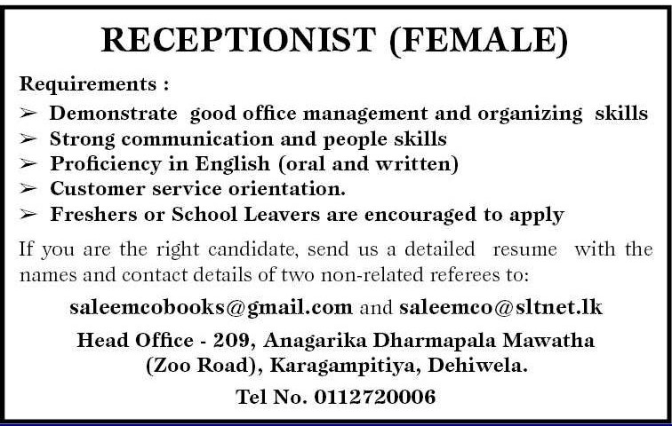 Receptionist
