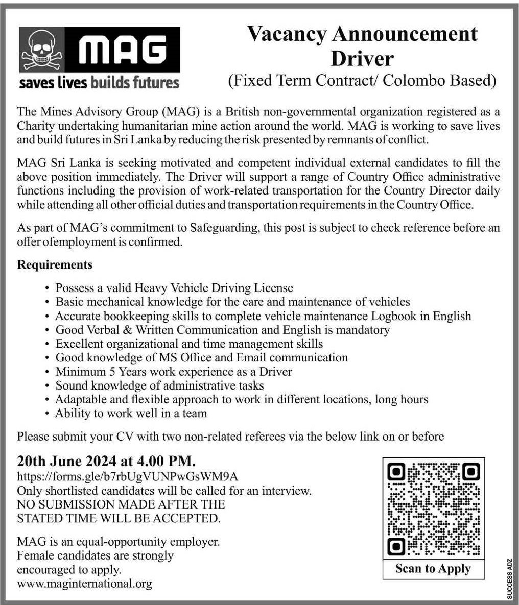 Driver - MAG International