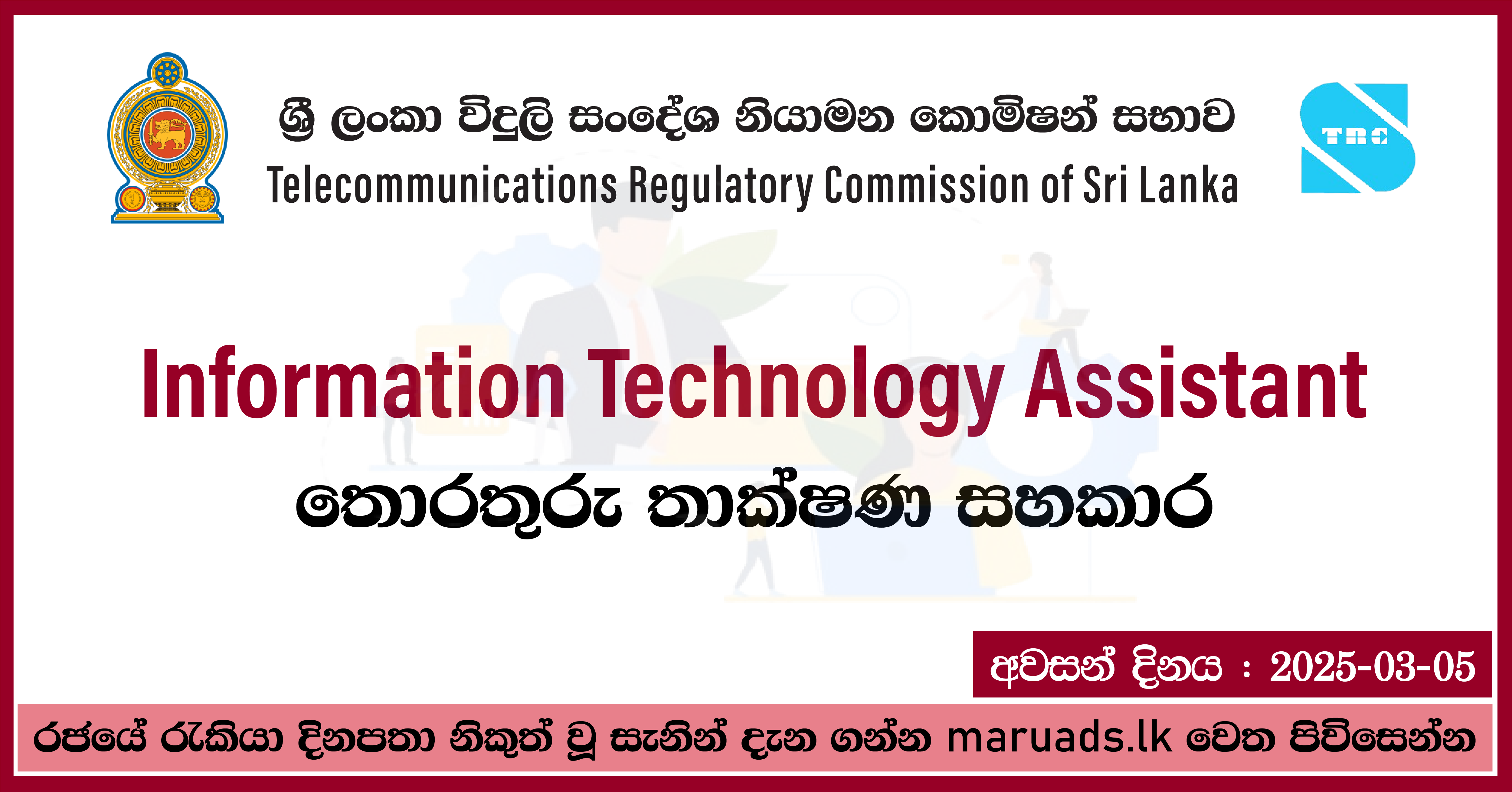 Information Technology Assistant - Telecommunications Regulatory ...