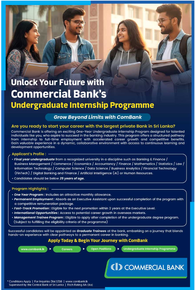 Internship - Commercial Bank