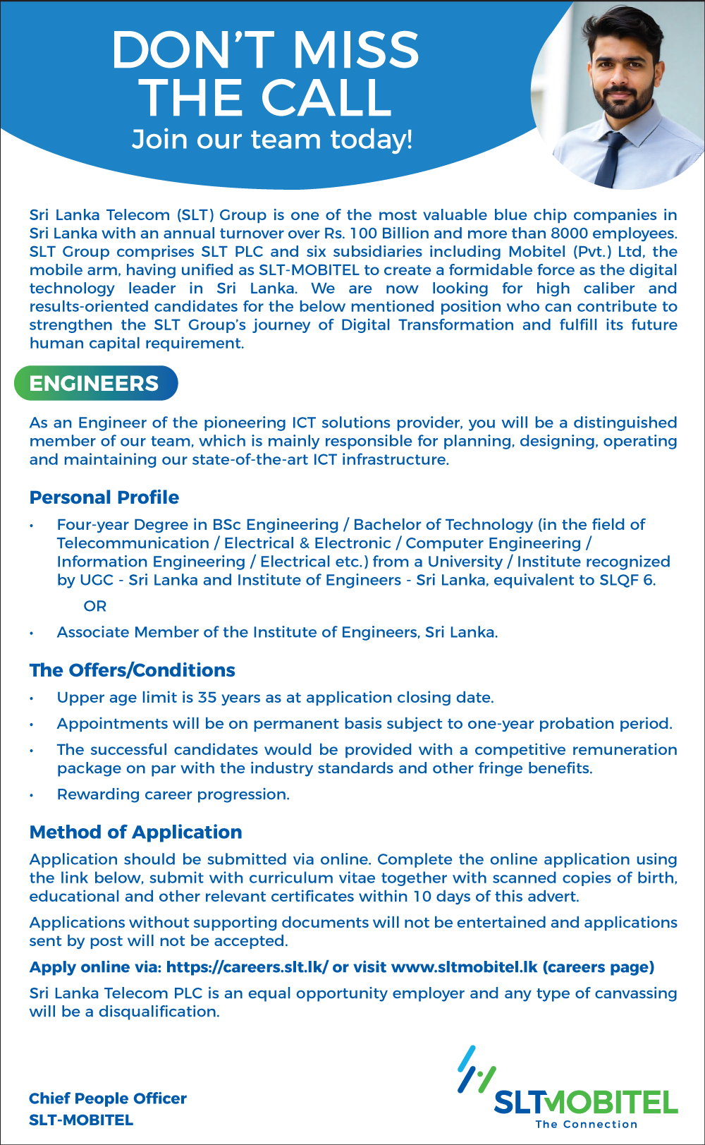 Engineer - Sri Lanka Telecom