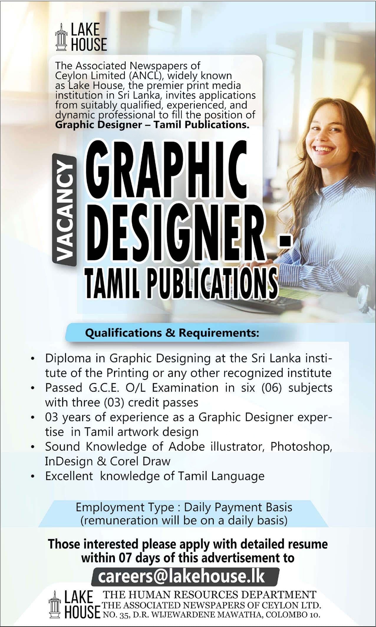 Graphic Designer - Lake House
