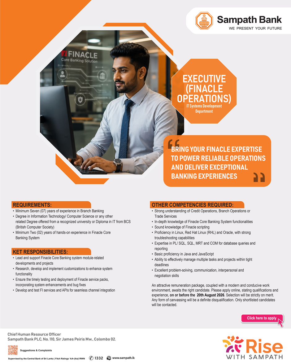 Executive - Sampath Bank