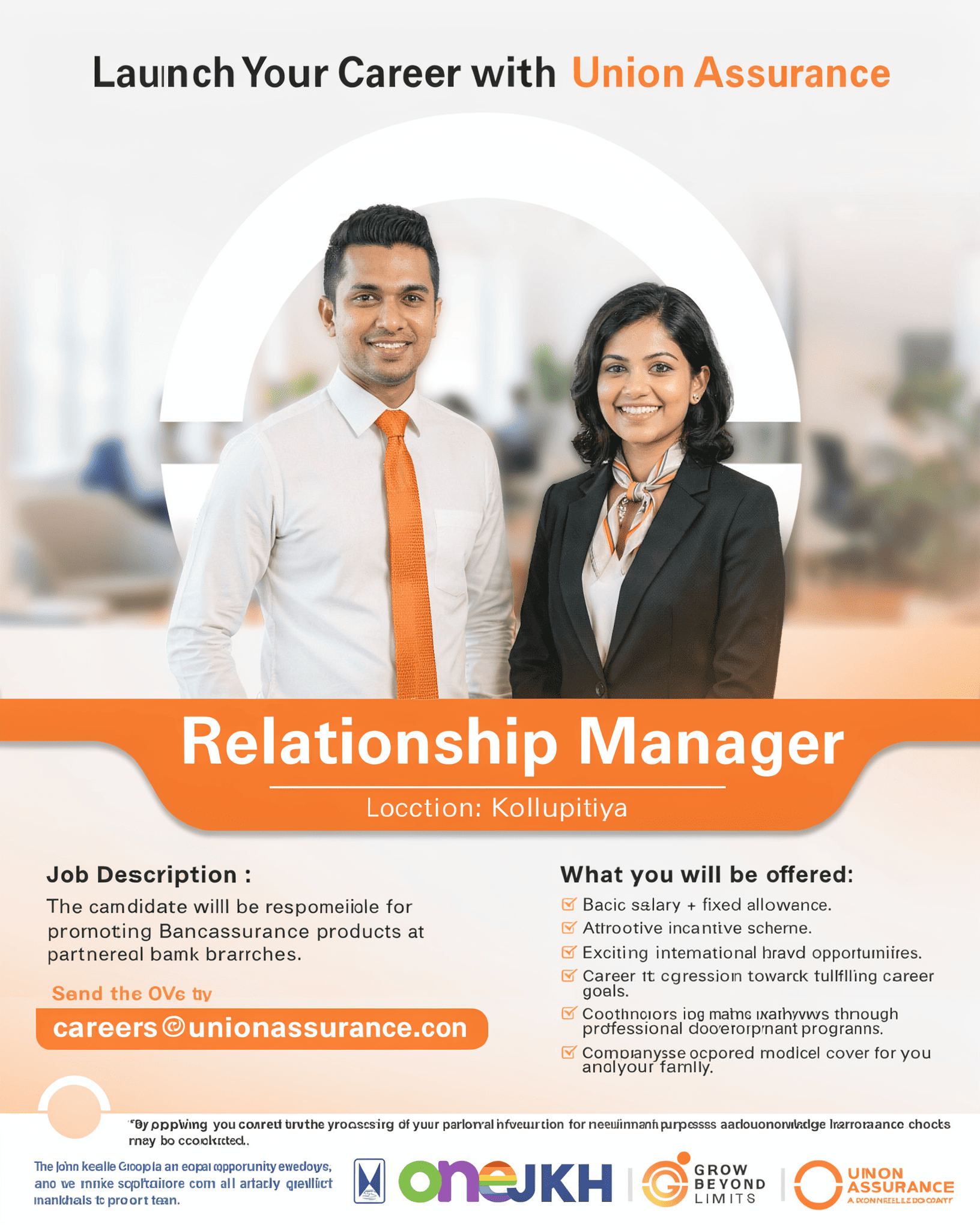 Relationship Manager - Union Assurance PLC