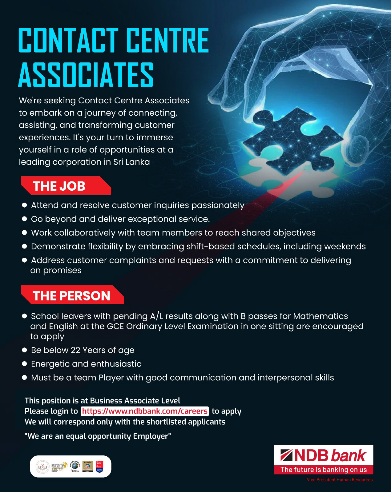 Banking Associate - National Development Bank