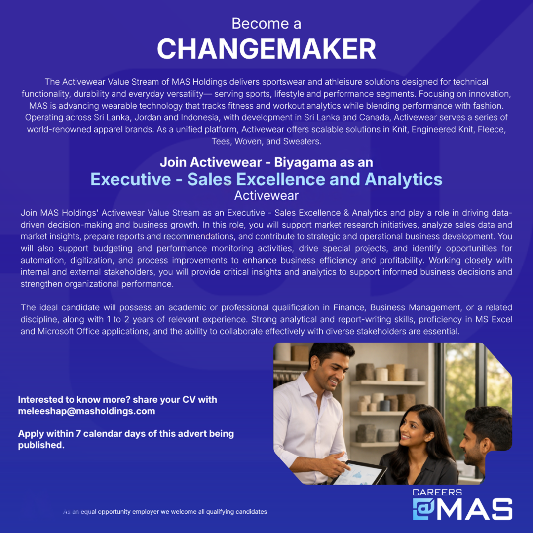 Executive - MAS Holdings (Pvt) Ltd