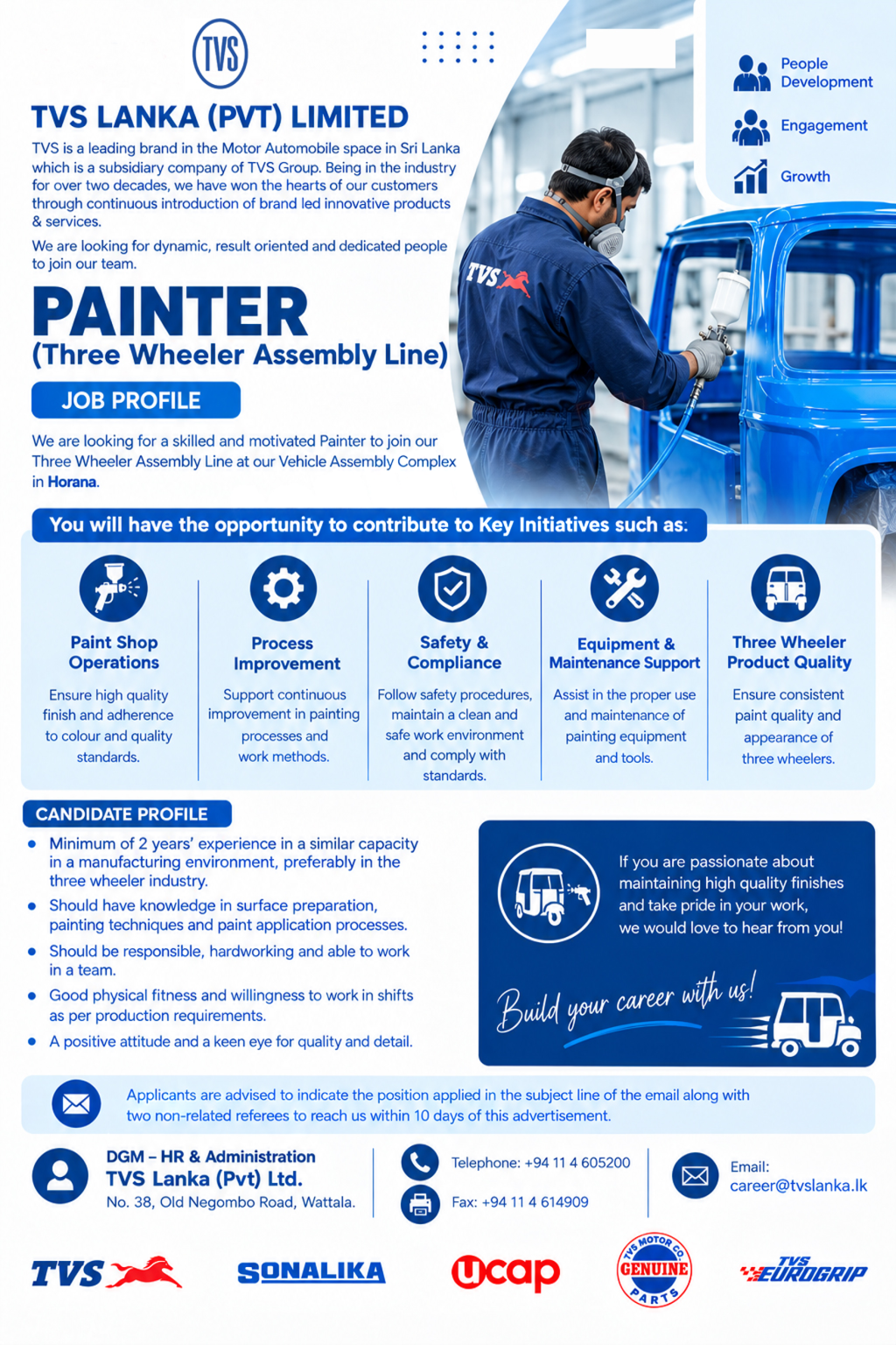 Painter - TVS Lanka (Pvt) Ltd