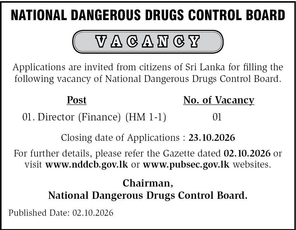 Director - National Dangerous Drugs Control Board