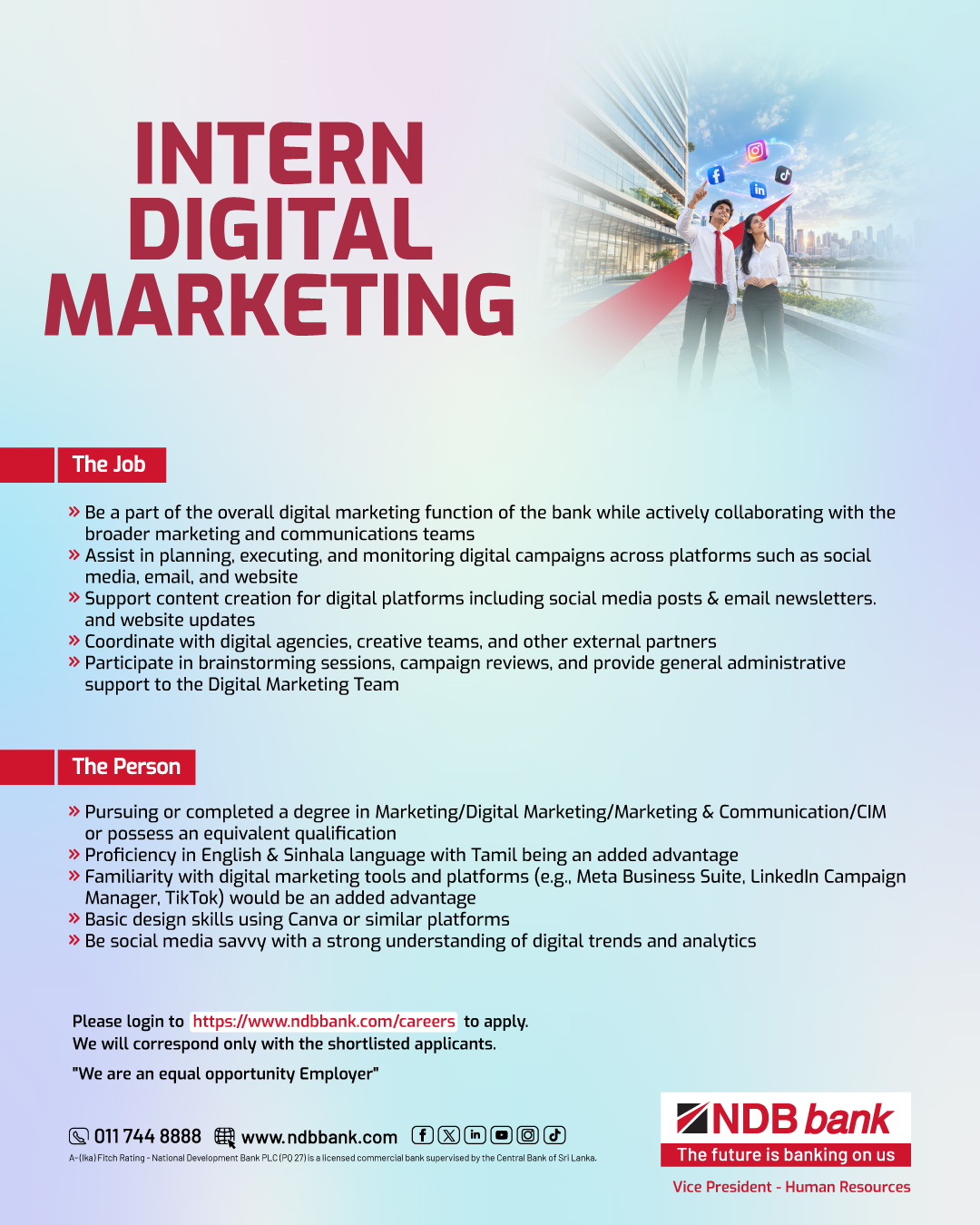 Internship - National Development Bank