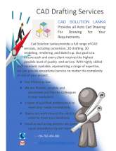 Cad Solution Lanka provides all Auto Cad drawing for your requirements.