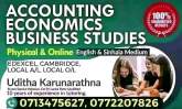 Accounting, Economics, Edexcel Cambridge local AL and OL commerce