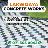 Interlock Paving - Lakwijaya Concrete Works